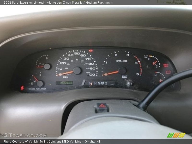  2002 Excursion Limited 4x4 Limited 4x4 Gauges