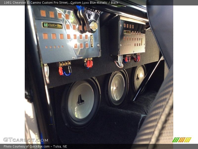Custom Luxo Blue Metallic / Black 1981 Chevrolet El Camino Custom Pro Street