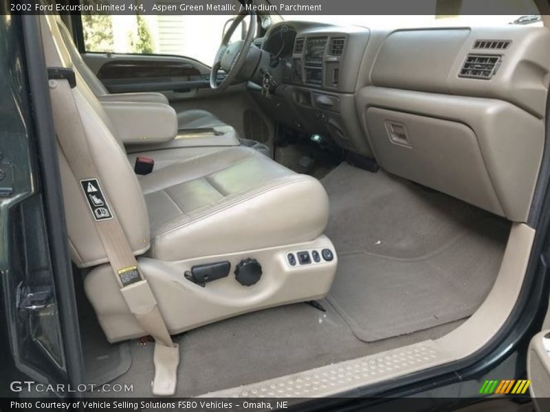  2002 Excursion Limited 4x4 Medium Parchment Interior