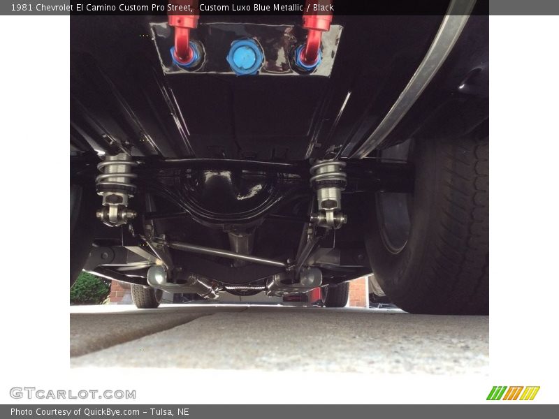 Undercarriage of 1981 El Camino Custom Pro Street