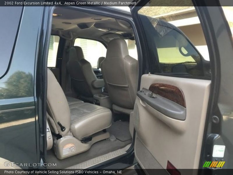Aspen Green Metallic / Medium Parchment 2002 Ford Excursion Limited 4x4