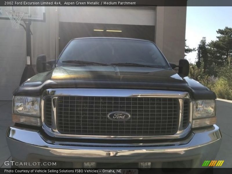 Aspen Green Metallic / Medium Parchment 2002 Ford Excursion Limited 4x4