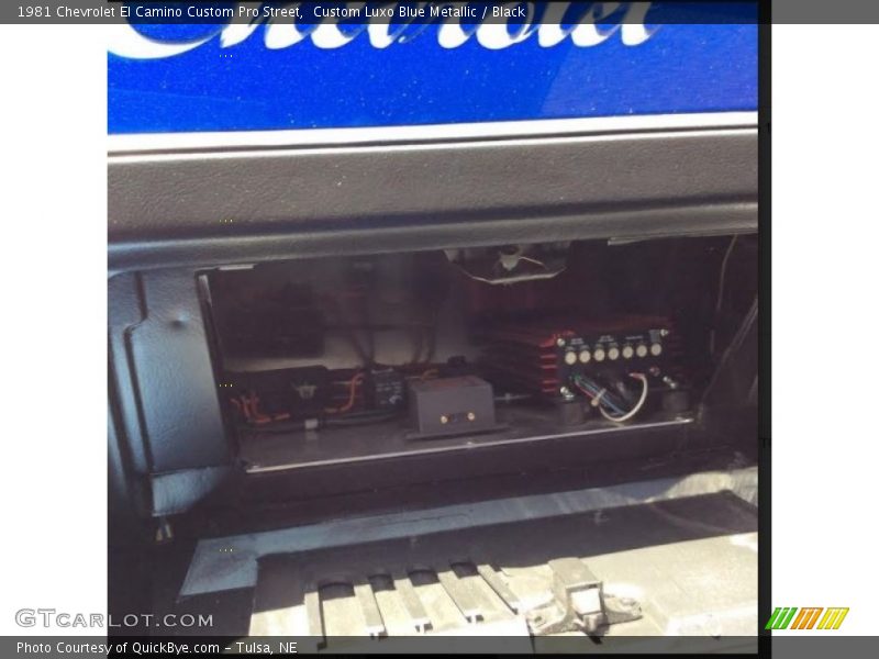 Custom Luxo Blue Metallic / Black 1981 Chevrolet El Camino Custom Pro Street