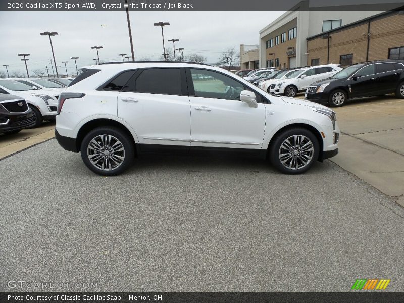 Crystal White Tricoat / Jet Black 2020 Cadillac XT5 Sport AWD