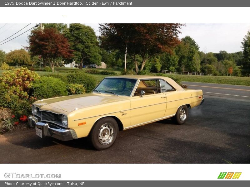 Golden Fawn / Parchment 1975 Dodge Dart Swinger 2 Door Hardtop