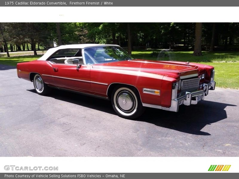Front 3/4 View of 1975 Eldorado Convertible