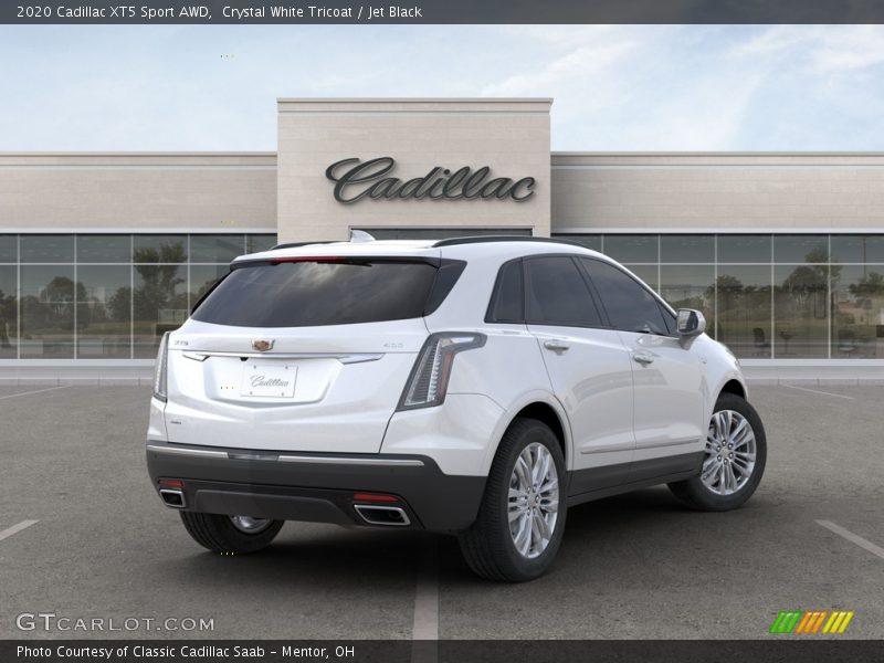 Crystal White Tricoat / Jet Black 2020 Cadillac XT5 Sport AWD