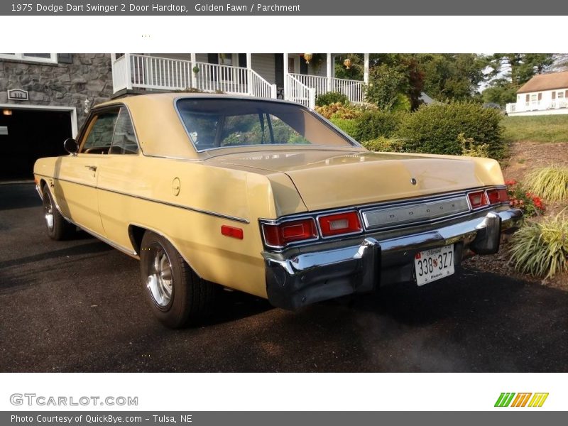 Golden Fawn / Parchment 1975 Dodge Dart Swinger 2 Door Hardtop