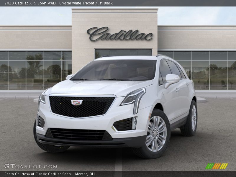 Crystal White Tricoat / Jet Black 2020 Cadillac XT5 Sport AWD