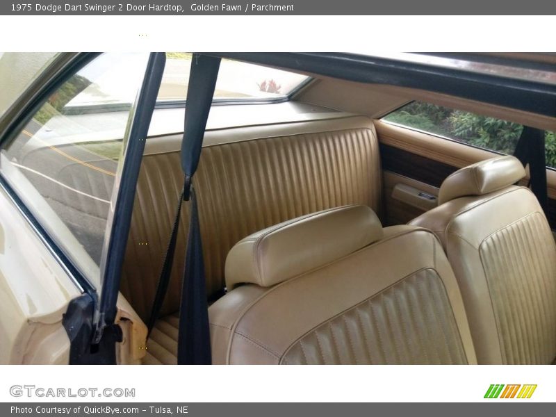 Golden Fawn / Parchment 1975 Dodge Dart Swinger 2 Door Hardtop