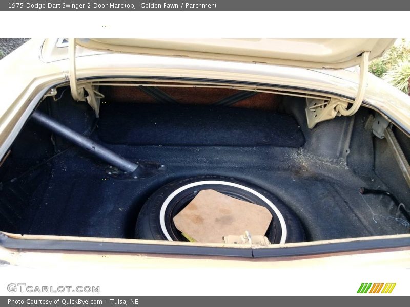 Golden Fawn / Parchment 1975 Dodge Dart Swinger 2 Door Hardtop