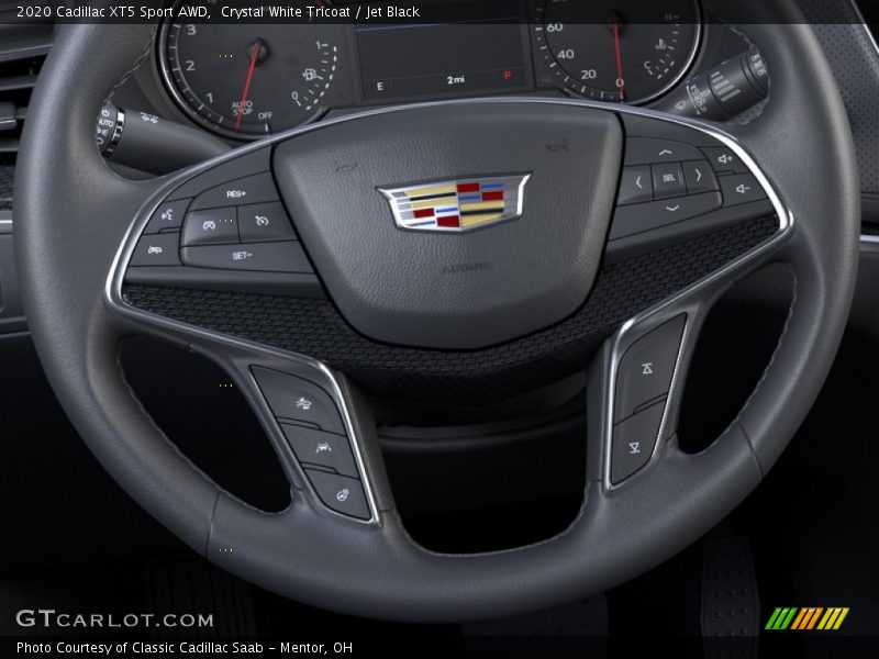 Crystal White Tricoat / Jet Black 2020 Cadillac XT5 Sport AWD