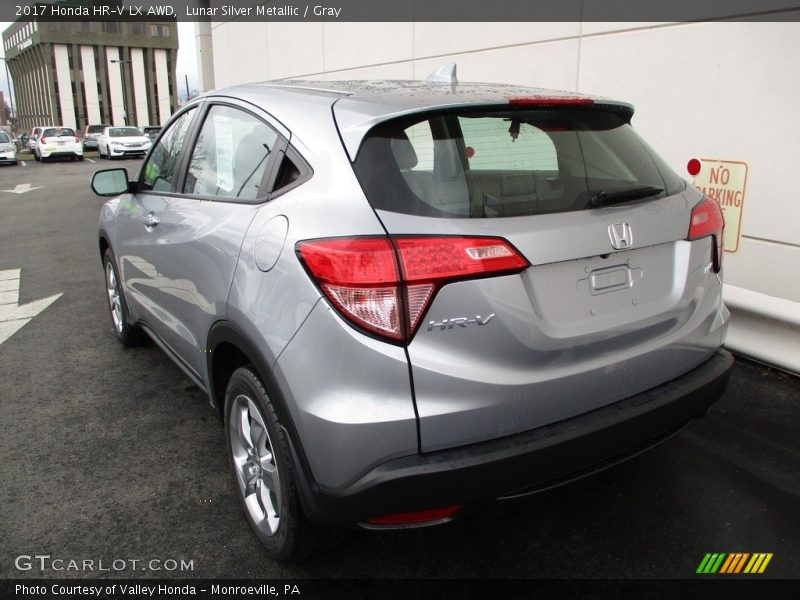 Lunar Silver Metallic / Gray 2017 Honda HR-V LX AWD