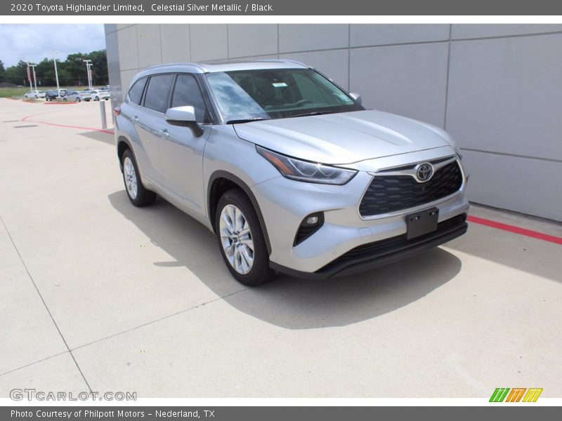 Celestial Silver Metallic / Black 2020 Toyota Highlander Limited