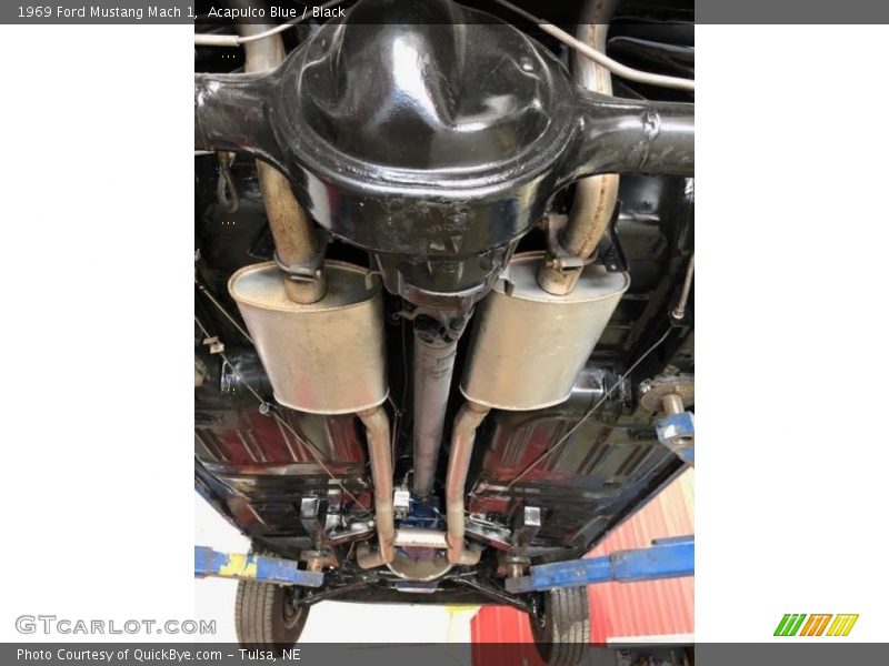 Undercarriage of 1969 Mustang Mach 1