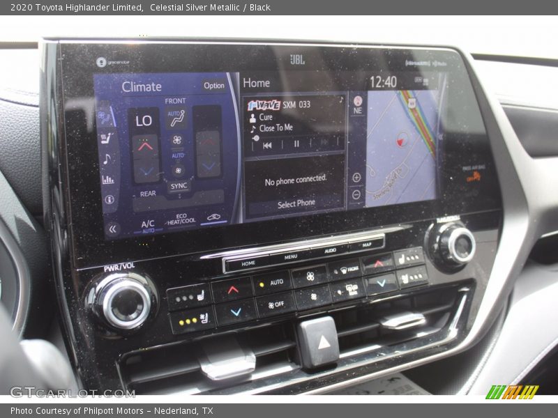 Celestial Silver Metallic / Black 2020 Toyota Highlander Limited