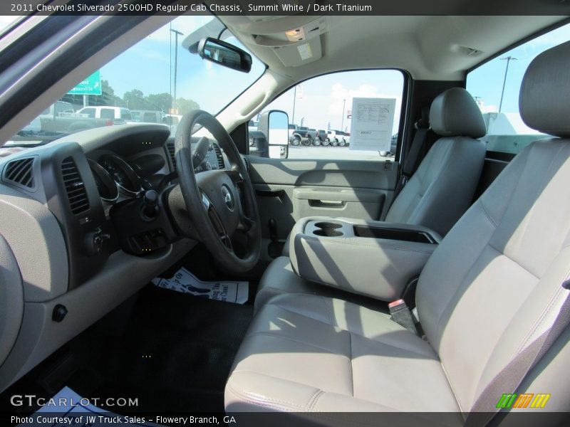Summit White / Dark Titanium 2011 Chevrolet Silverado 2500HD Regular Cab Chassis