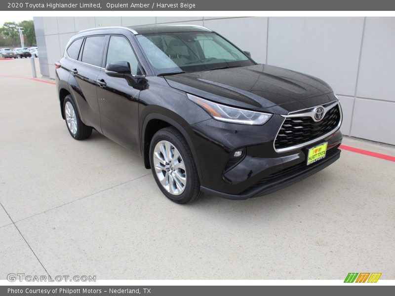 Opulent Amber / Harvest Beige 2020 Toyota Highlander Limited
