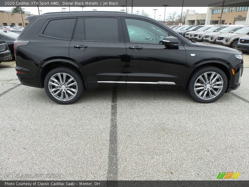 Stellar Black Metallic / Jet Black 2020 Cadillac XT6 Sport AWD