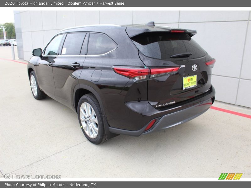 Opulent Amber / Harvest Beige 2020 Toyota Highlander Limited