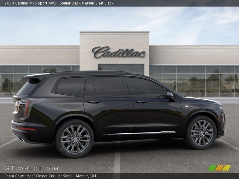 Stellar Black Metallic / Jet Black 2020 Cadillac XT6 Sport AWD