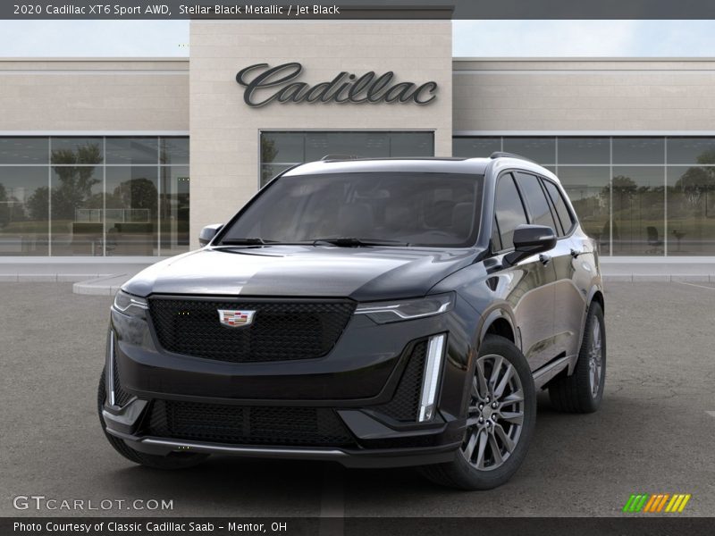 Stellar Black Metallic / Jet Black 2020 Cadillac XT6 Sport AWD