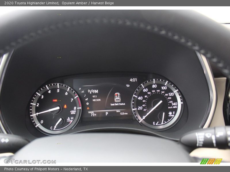 Opulent Amber / Harvest Beige 2020 Toyota Highlander Limited