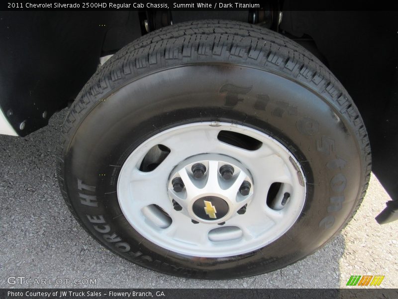 Summit White / Dark Titanium 2011 Chevrolet Silverado 2500HD Regular Cab Chassis