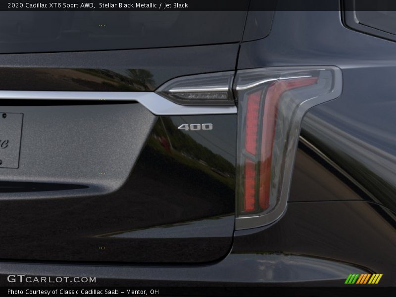 Stellar Black Metallic / Jet Black 2020 Cadillac XT6 Sport AWD