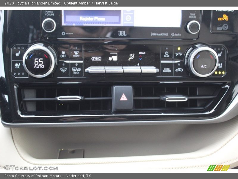 Opulent Amber / Harvest Beige 2020 Toyota Highlander Limited