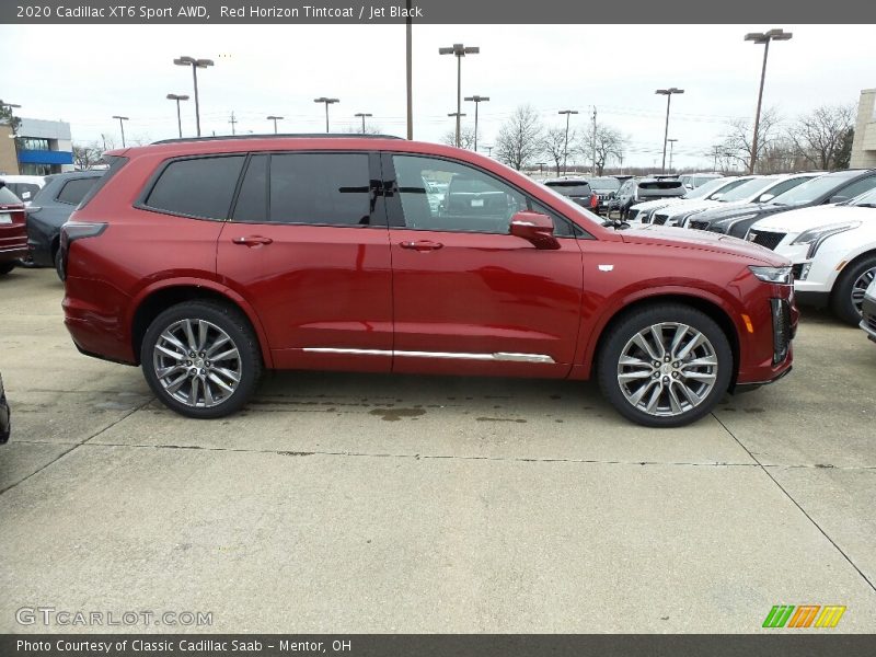 Red Horizon Tintcoat / Jet Black 2020 Cadillac XT6 Sport AWD