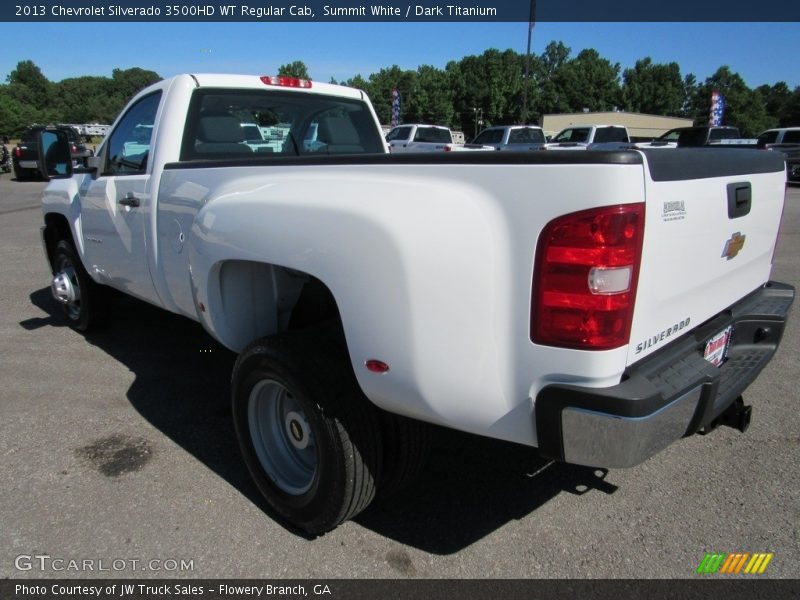 Summit White / Dark Titanium 2013 Chevrolet Silverado 3500HD WT Regular Cab