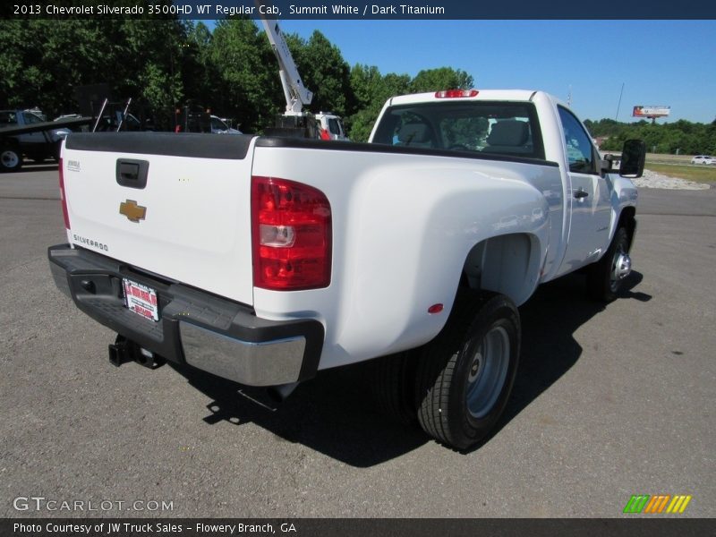 Summit White / Dark Titanium 2013 Chevrolet Silverado 3500HD WT Regular Cab