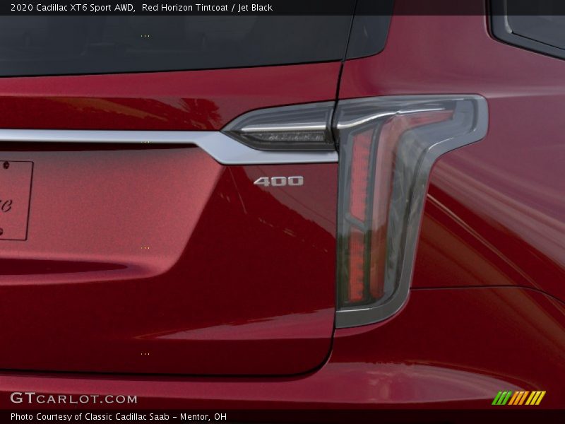 Red Horizon Tintcoat / Jet Black 2020 Cadillac XT6 Sport AWD