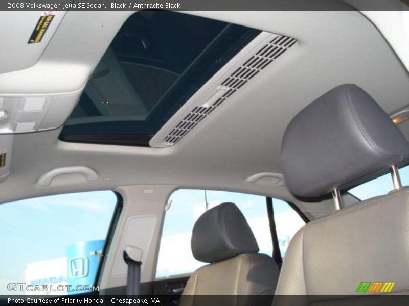 Black / Anthracite Black 2008 Volkswagen Jetta SE Sedan