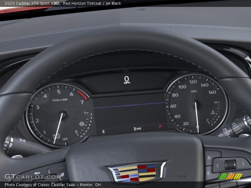 Red Horizon Tintcoat / Jet Black 2020 Cadillac XT6 Sport AWD
