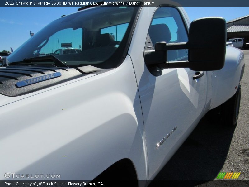 Summit White / Dark Titanium 2013 Chevrolet Silverado 3500HD WT Regular Cab