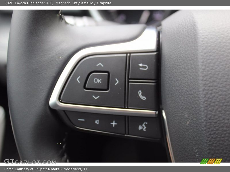 Magnetic Gray Metallic / Graphite 2020 Toyota Highlander XLE
