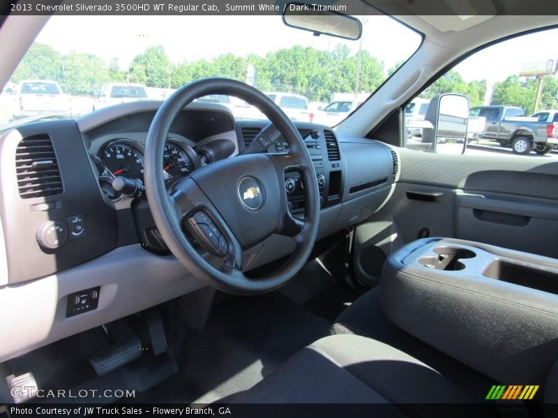 Dashboard of 2013 Silverado 3500HD WT Regular Cab
