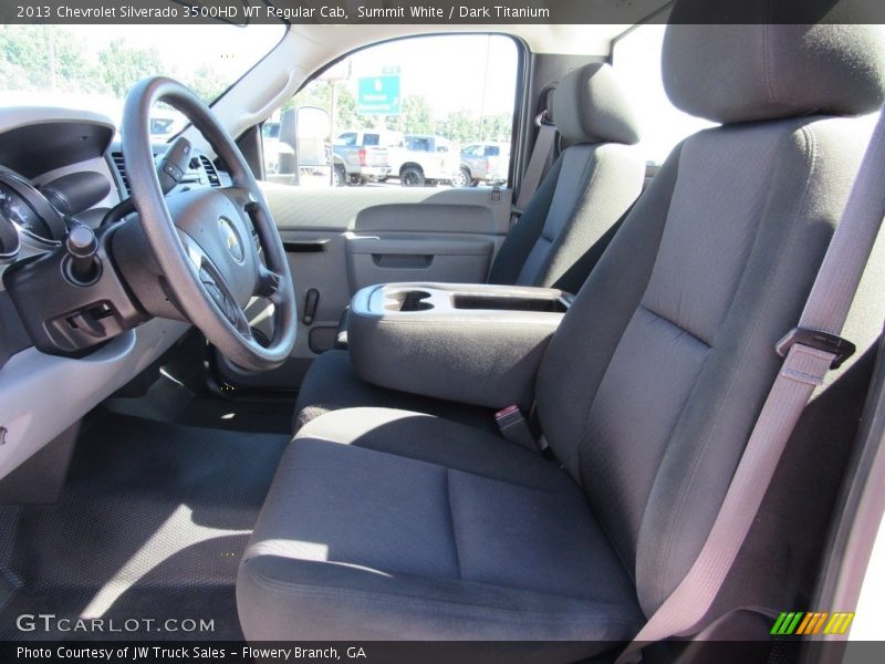 2013 Silverado 3500HD WT Regular Cab Dark Titanium Interior