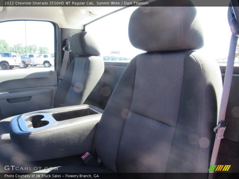 Summit White / Dark Titanium 2013 Chevrolet Silverado 3500HD WT Regular Cab