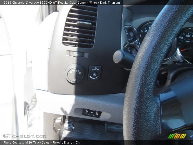 Summit White / Dark Titanium 2013 Chevrolet Silverado 3500HD WT Regular Cab
