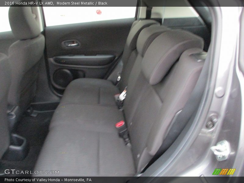 Modern Steel Metallic / Black 2016 Honda HR-V LX AWD