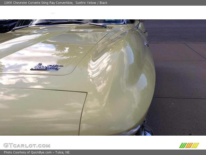 Sunfire Yellow / Black 1966 Chevrolet Corvette Sting Ray Convertible