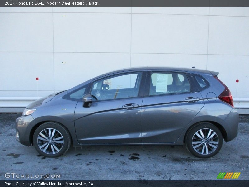  2017 Fit EX-L Modern Steel Metallic