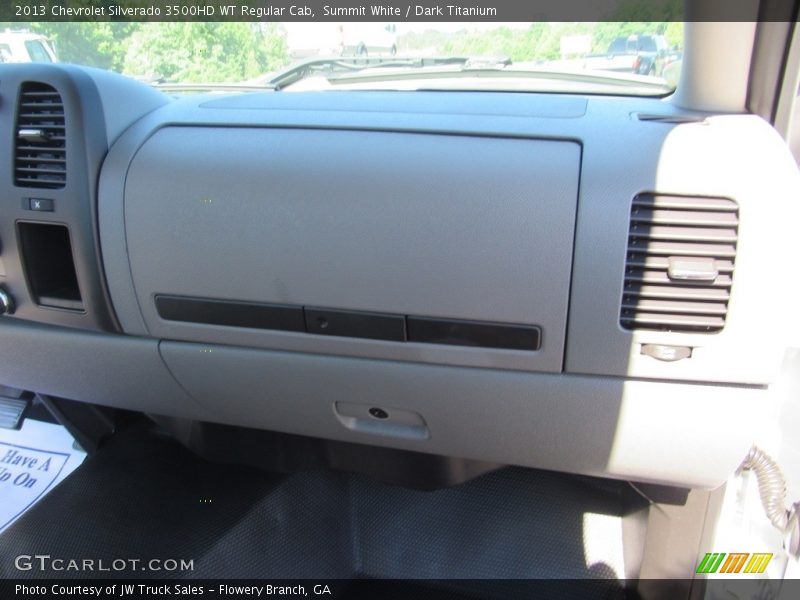 Summit White / Dark Titanium 2013 Chevrolet Silverado 3500HD WT Regular Cab