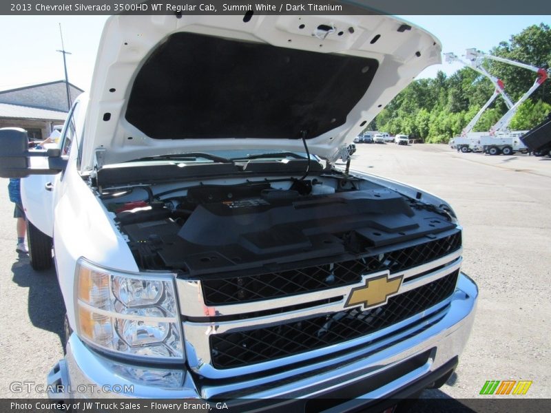 Summit White / Dark Titanium 2013 Chevrolet Silverado 3500HD WT Regular Cab