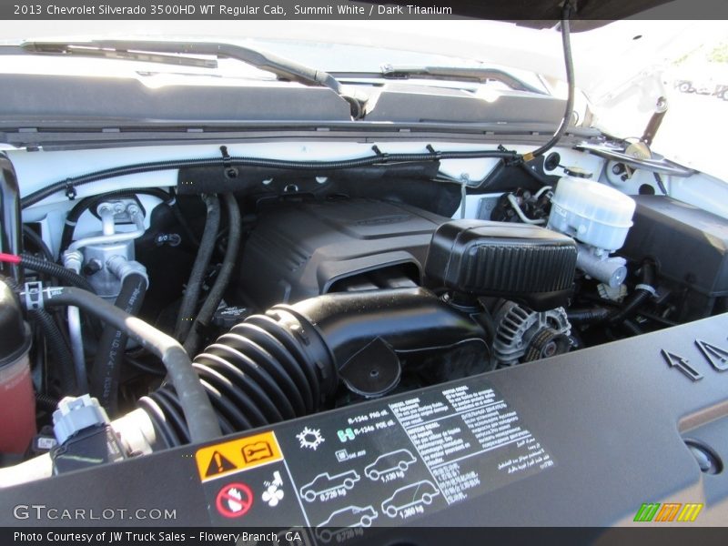  2013 Silverado 3500HD WT Regular Cab Engine - 6.0 Liter OHV 16-Valve VVT Flex-Fuel Vortec V8