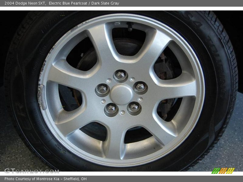 Electric Blue Pearlcoat / Dark Slate Gray 2004 Dodge Neon SXT