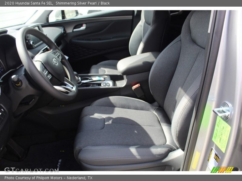 Shimmering Silver Pearl / Black 2020 Hyundai Santa Fe SEL